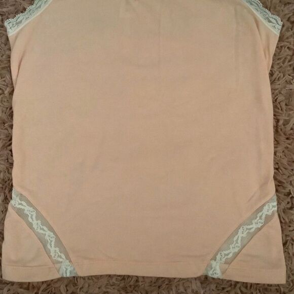 Cabernet Vintage Coquette Feminine Dainty Peach Lace Cutout Camisole Small - Picture 5 of 10